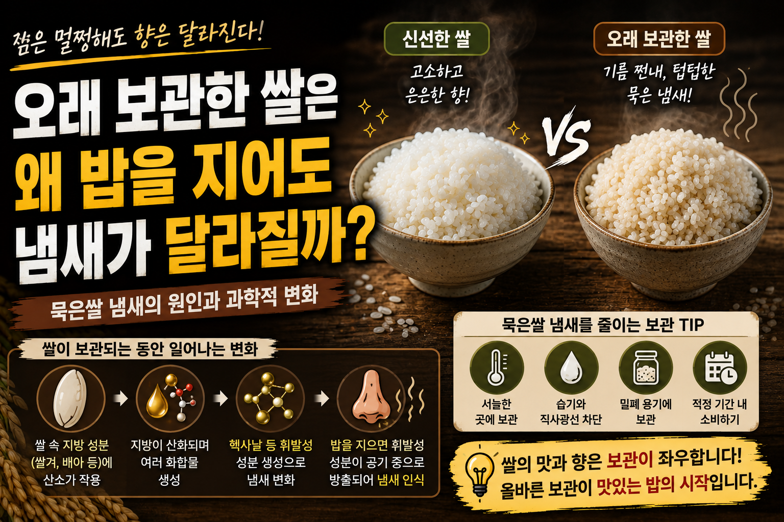 묵은쌀 냄새의 원인 썸네일